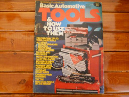 Vintage basic automotive tools (petersen&#039;s tool book, no. 1) (paperback)