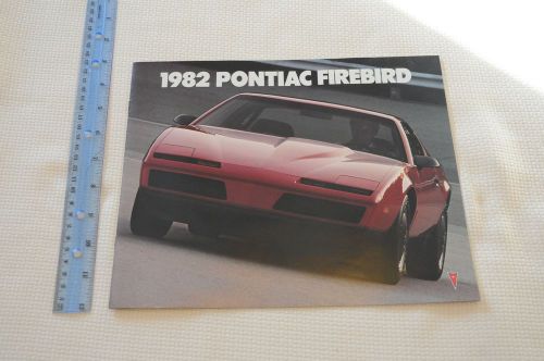 Pontiac dealer literature brochure 1982 firebird