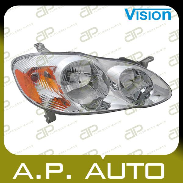 Head light lamp assembly 03-04 toyota corolla s right r/h passenger side new