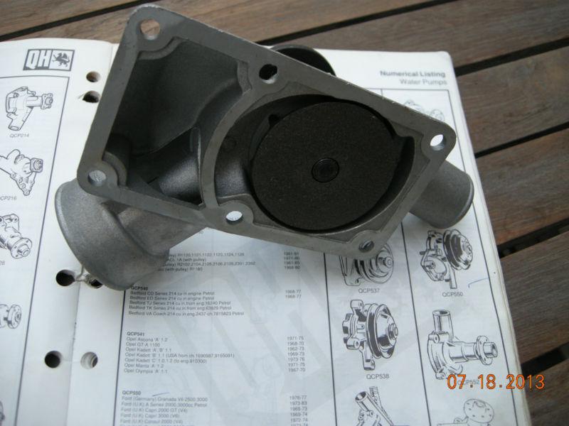 Opel ascona, kadett, manta olympia, gt a 1100 - water pump - qcp 541  - new