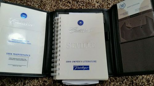 1994 cadillac seville  owners manual