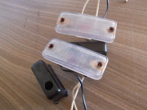 Fiat  dino  coupe  pair  interior  light  original  parts.