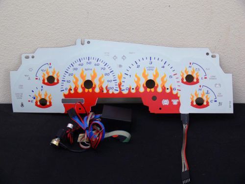 99-03 ford f-150 expedition color glow gauge (beating flame)