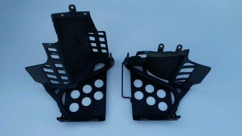 Yamaha blaster heel guards with plastic mud flaps left right yfs 200 88-06