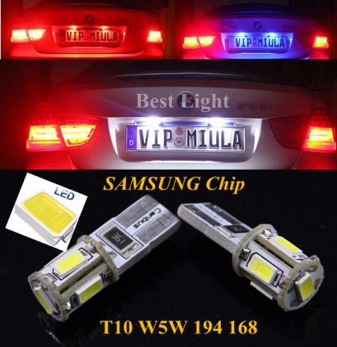 2x led license plate light bulb for lexus lx570 ct200h rx450h es350 rx350 hs250h