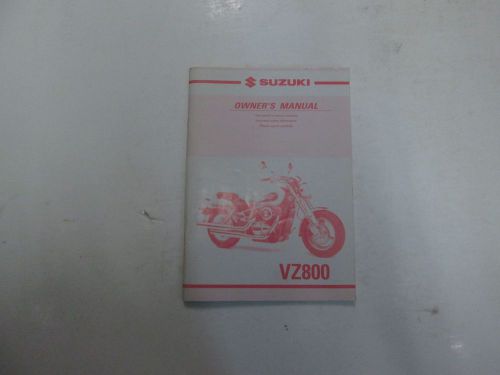 2001 suzuki vz800 owners operators owner manual new