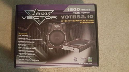 Lanzar 10&#039;&#039; super slim active subwoofer new vctbs2.10