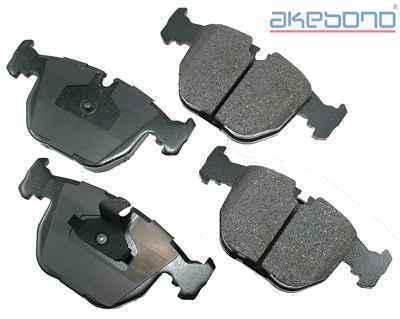 Akebono eur681 brake pad or shoe, front-euro ultra premium ceramic pads