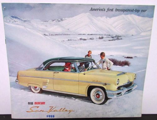 1954 mercury prestige dealer sales brochure sun valley transparent-top nice