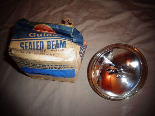 Ac-guide 4 1/4&#034; sealed beam auto spotlight lamp 12-volt l4416 l-4416 455242 nos