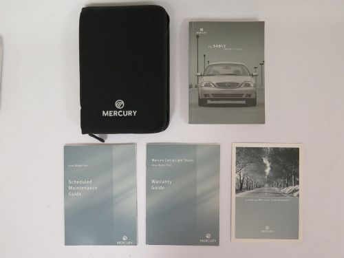 2004 mercury sable owners manual book