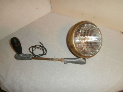 Brass automobile car rat rod vehicle truck spotlight us military ? 28v dc