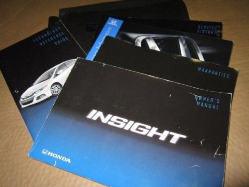 2012 honda insight owners manual (oem)   - j1081