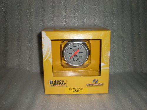 Autometer ultra-lite analog gauge 140-340 degrees f, 2 1/16 in.,mechanical