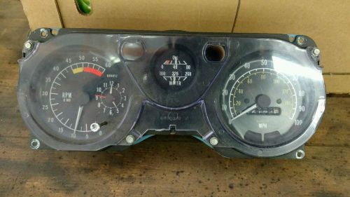 Pontiac trans am instrument/gauge cluster 100 mph speedo,w/6k tach oem 1978-79