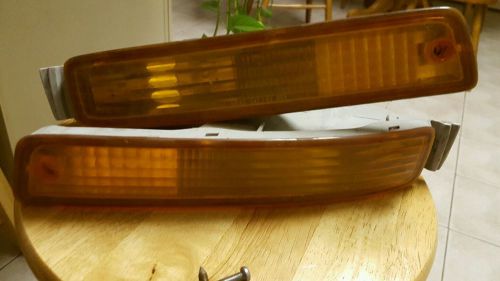 1995 1996 toyota camry front bumper signal lights dx le xle se original oem