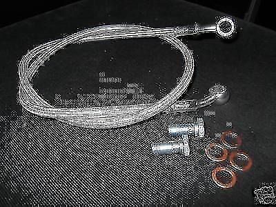 Stainless steel rear brake hose line goldwing gl1000 75 76 77 78 79