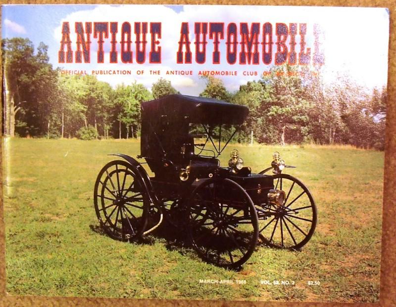 Antique automobile march-april 1988 1921 parenti 1893 duryea fernandez & darrin