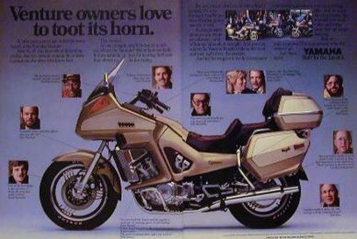 1984 yamaha venture royale 2 page motorcycle ad