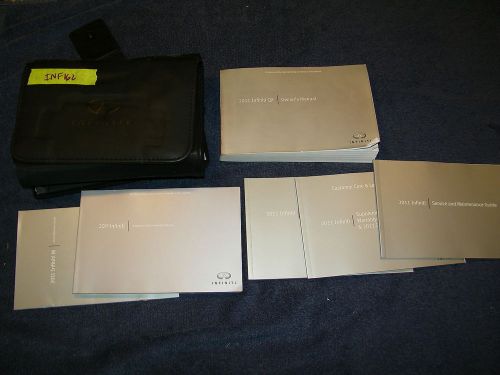 2011 infiniti qx56 qx 56 owners manual with case and navigation inf162