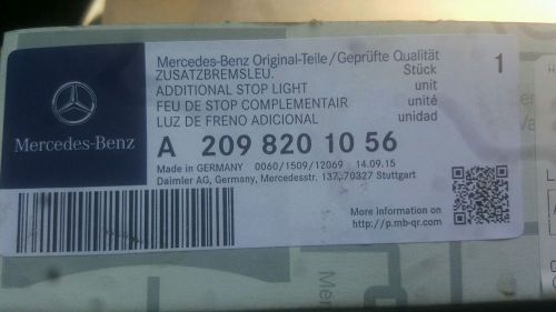 Mercedes-benz 3rd brake light a209