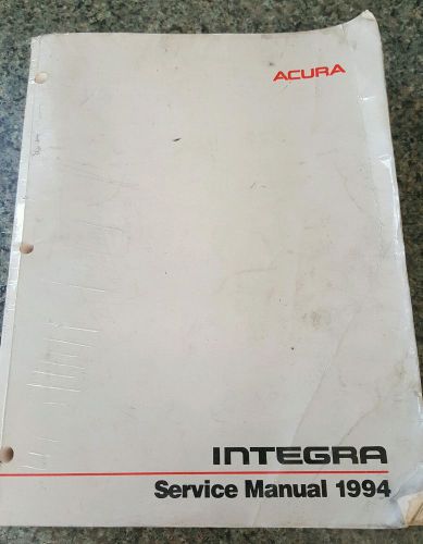 Acura integra 1994 factory helm repair manual pn# 61st700