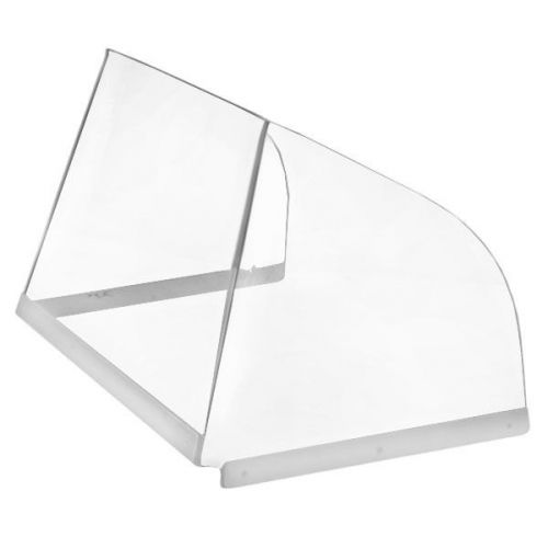 Sea hunter clear 39 1/2 x 24 x 22 inch plexiglass marine boat windshield