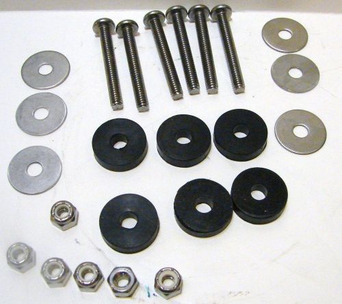 Trolling motor stainless mounting kit mounting hardware