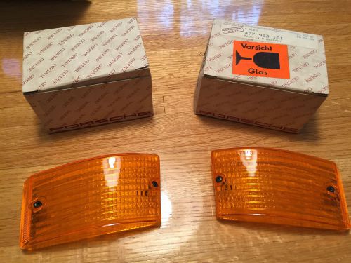 Porsche 924, 924 turbo, carrera gt/gts european turn signal lenses (pair)