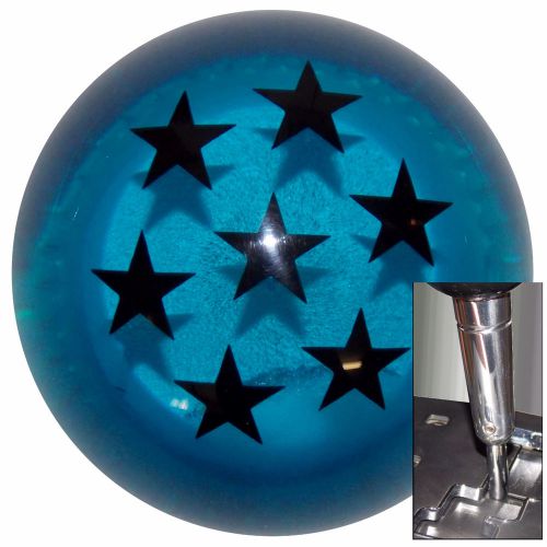 Dragon ball z blue shift knob for dodge chrys jeep auto stick w/ adapter