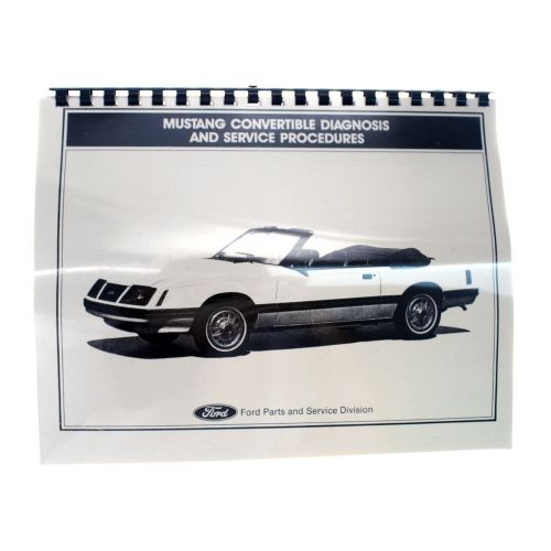 Mustang book convertible top manual 1983-1993