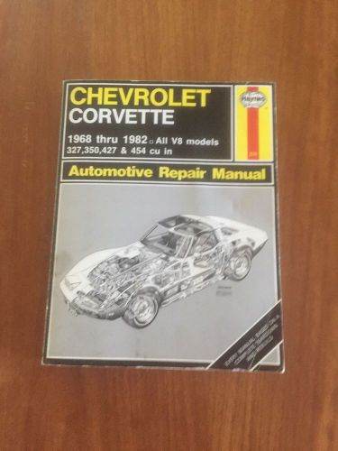 Sell Chevrolet Corvette Repair Manual In Tavares Florida United