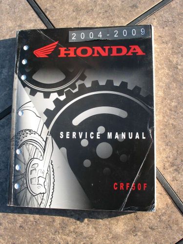 Crf50f 2004 2009 service manual oem honda 61gel55