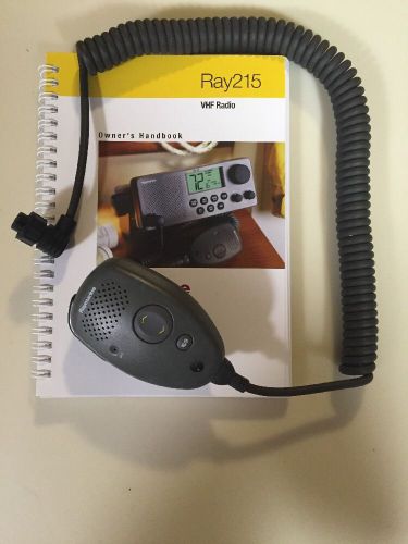Raymarine ray215 microphone and manual r49015