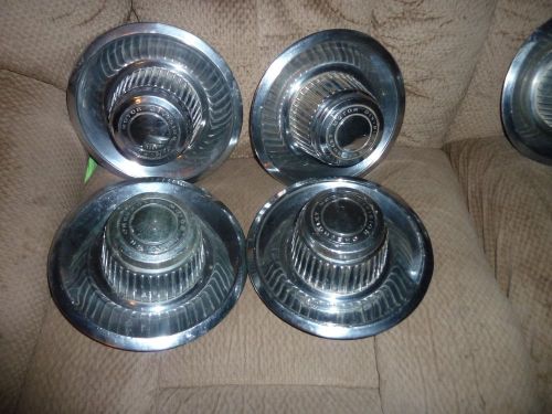 Set of 4 original rally wheel, wheels center caps chevy nova,camaro corvette