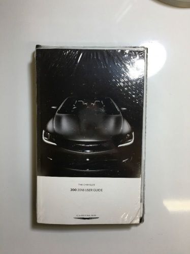 2016 chrysler 200 owners manual. free same day shipping!! #0305