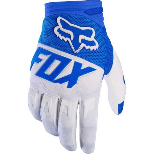Fox racing mx moto dirtpaw race gloves blue medium 17291
