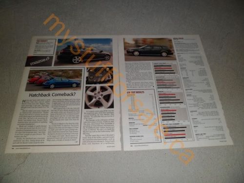 2005 mazda 6 wagon article / ad