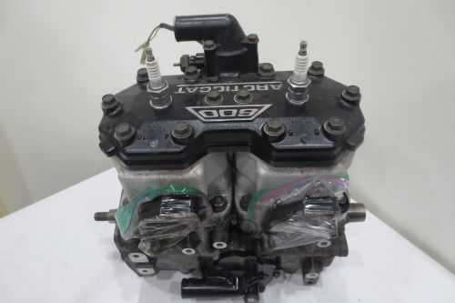 Arctic cat snowmobile 1999 zr 600 efi short block engine 0662-128