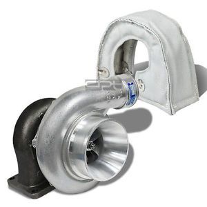 T3 gt35 ar.70 dual ball bearing turbocharger/turbo compressor + silver blanket