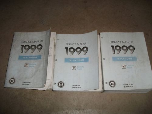 1999 buick century regal service manuals