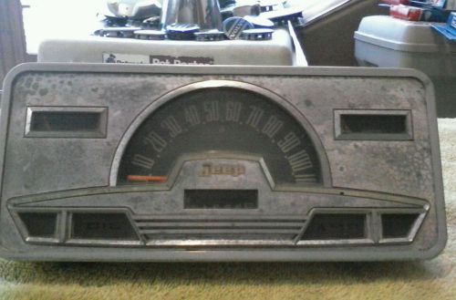 1966 1967 1968 1969 1970 1971 jeep commando gladiator instrument cluster jseries