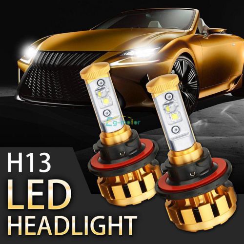 2pcs h13,hi-lo  cree led headlight single beam 12v-24v 6000k fog light white kit