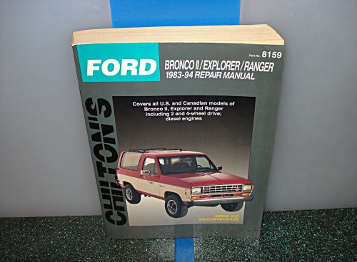 chilton ford ranger repair manual