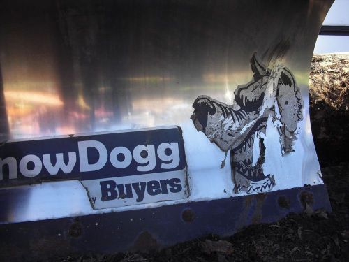 Stainless steel buyers snow dogg snowplow md75 2011 model/chevy mount