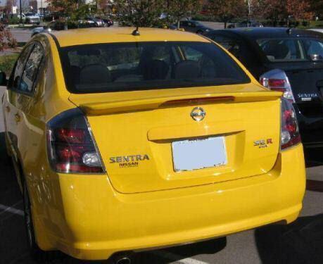 Painted nissan sentra ser factory style spoiler 2007-2012