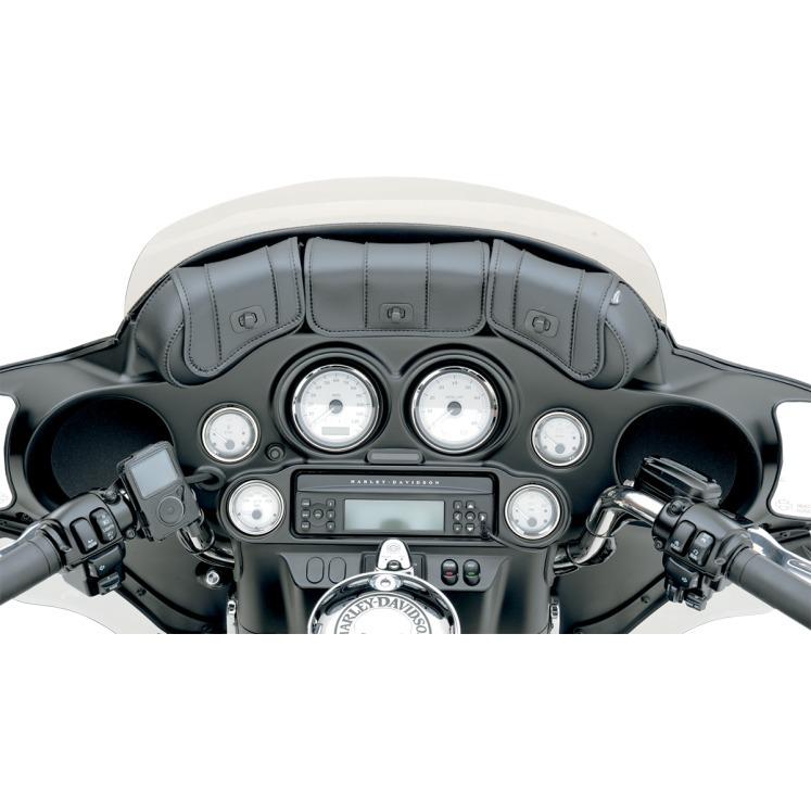 Saddlemen cruis'n deluxe 3-pocket windhshield bag for 1996-2012 harley touring