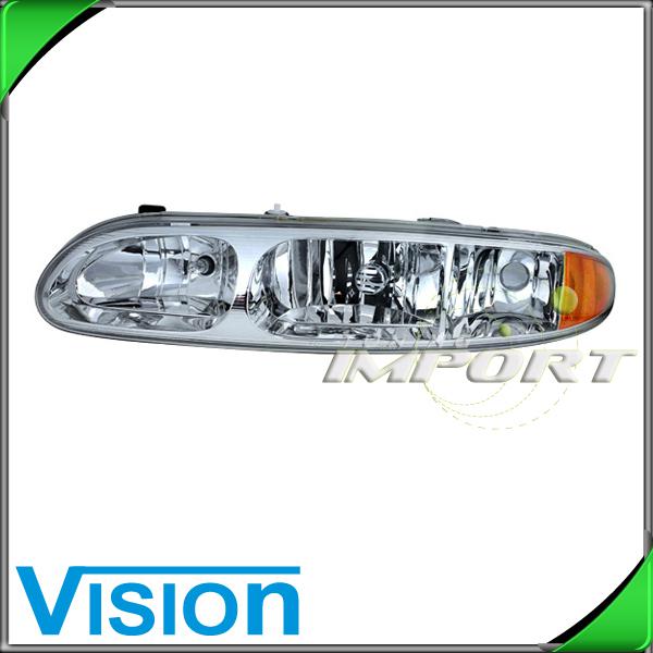 Driver side left l/h headlight lamp halogen assembly 1999-2004 oldsmobile alero