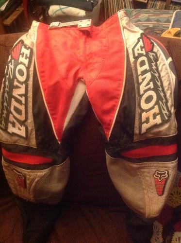 Fox racing 360 mx pants honda 32