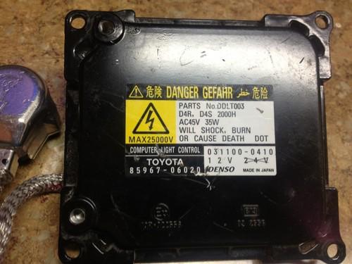 Lexus is/gs/ls/es/sc toyota avalon, prius, solara xenon hid oem used ballast 